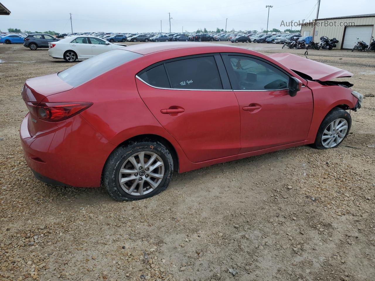 2016 Mazda 3 Sport Red vin: JM1BM1U75G1294915