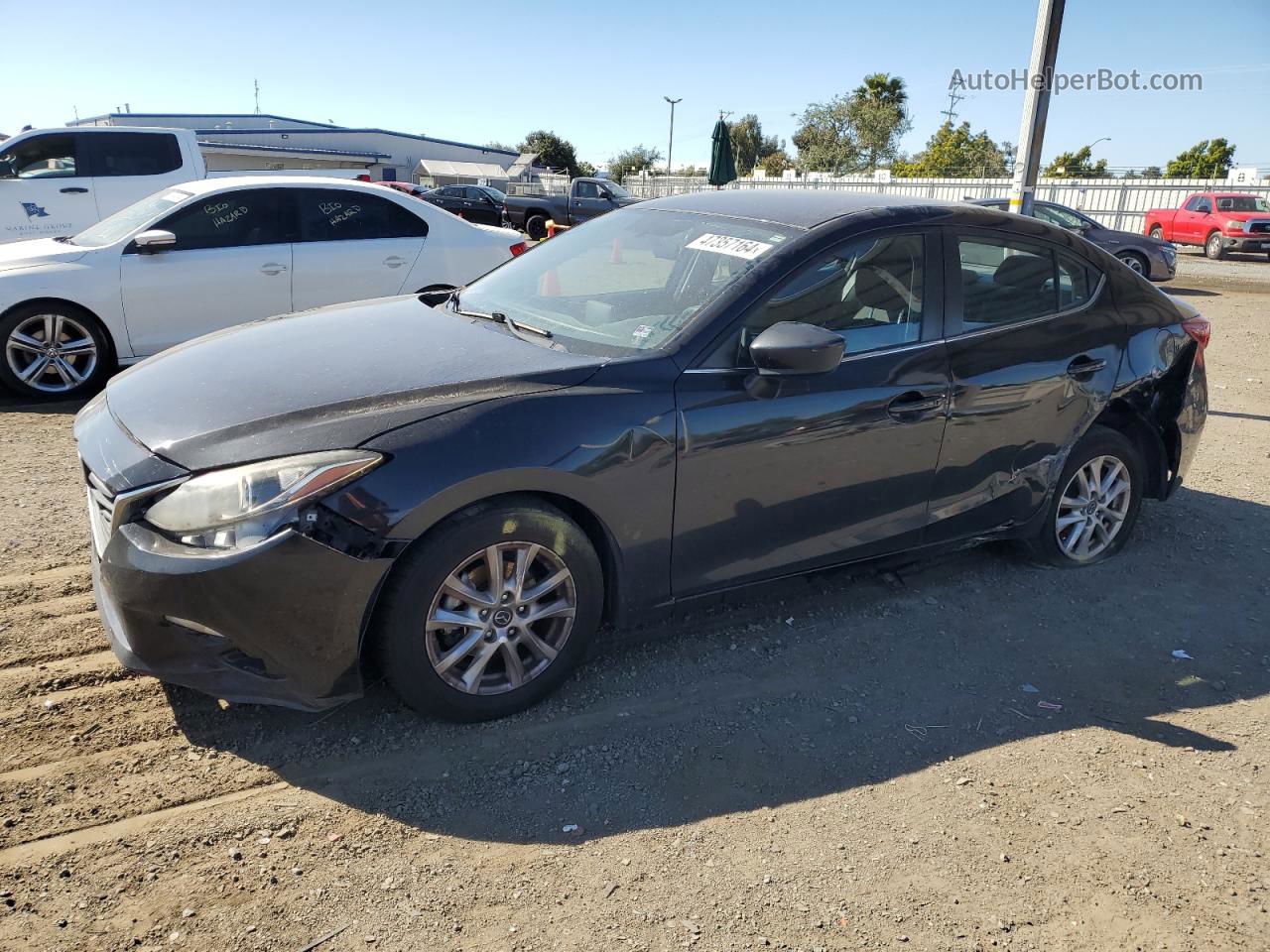 2016 Mazda 3 Sport Black vin: JM1BM1U75G1297748