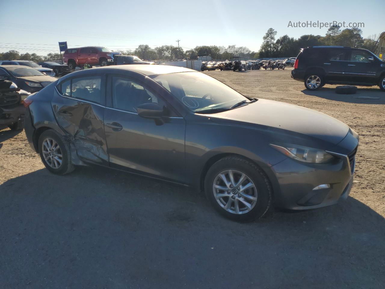 2016 Mazda 3 Sport Gray vin: JM1BM1U75G1306710