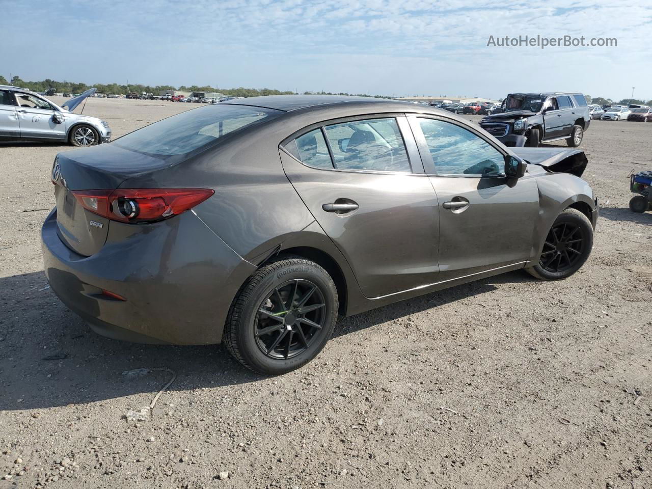 2014 Mazda 3 Sport Серый vin: JM1BM1U76E1120459