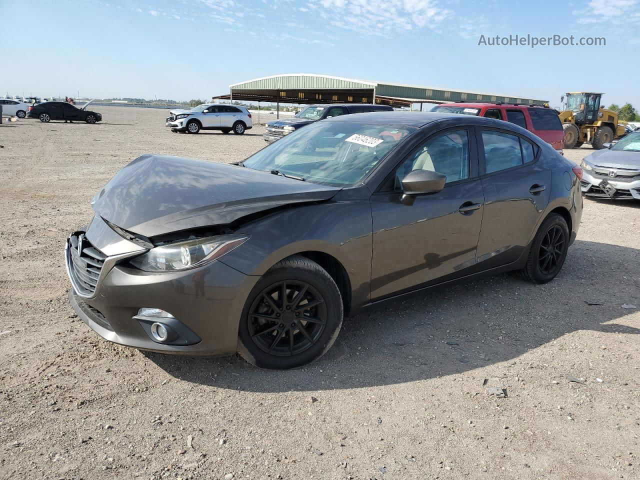 2014 Mazda 3 Sport Серый vin: JM1BM1U76E1120459