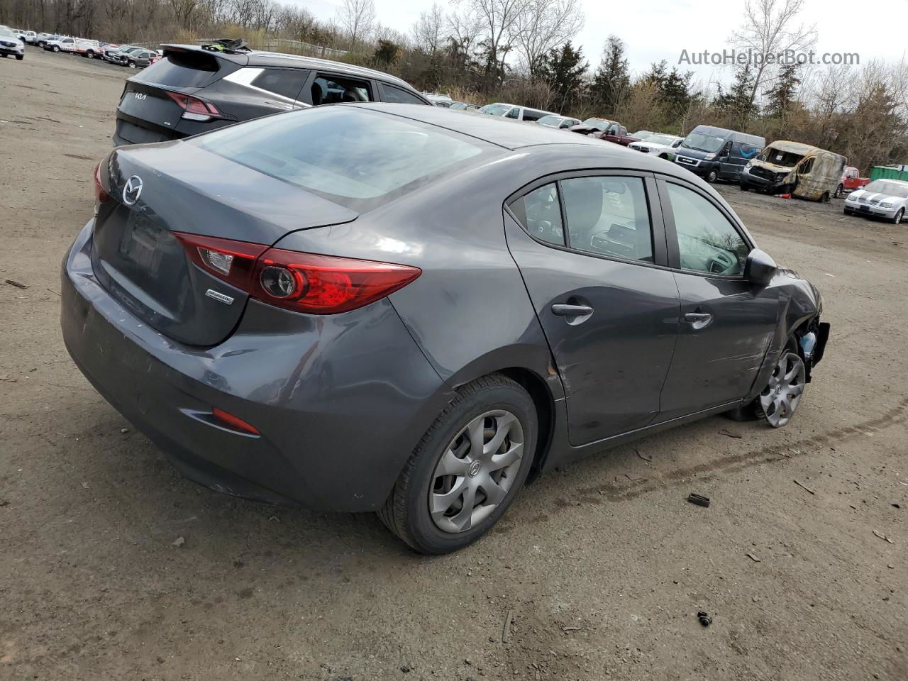 2014 Mazda 3 Sport Gray vin: JM1BM1U76E1156345