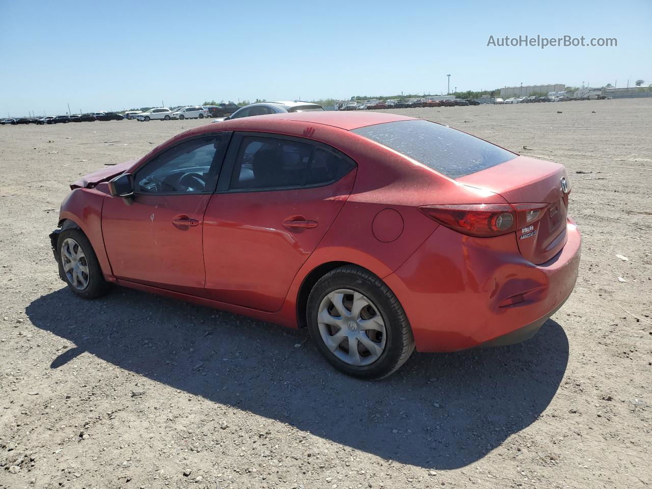 2014 Mazda 3 Sport Red vin: JM1BM1U76E1186235