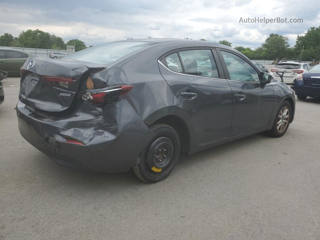 2016 Mazda 3 Sport Серый vin: JM1BM1U76G1283910