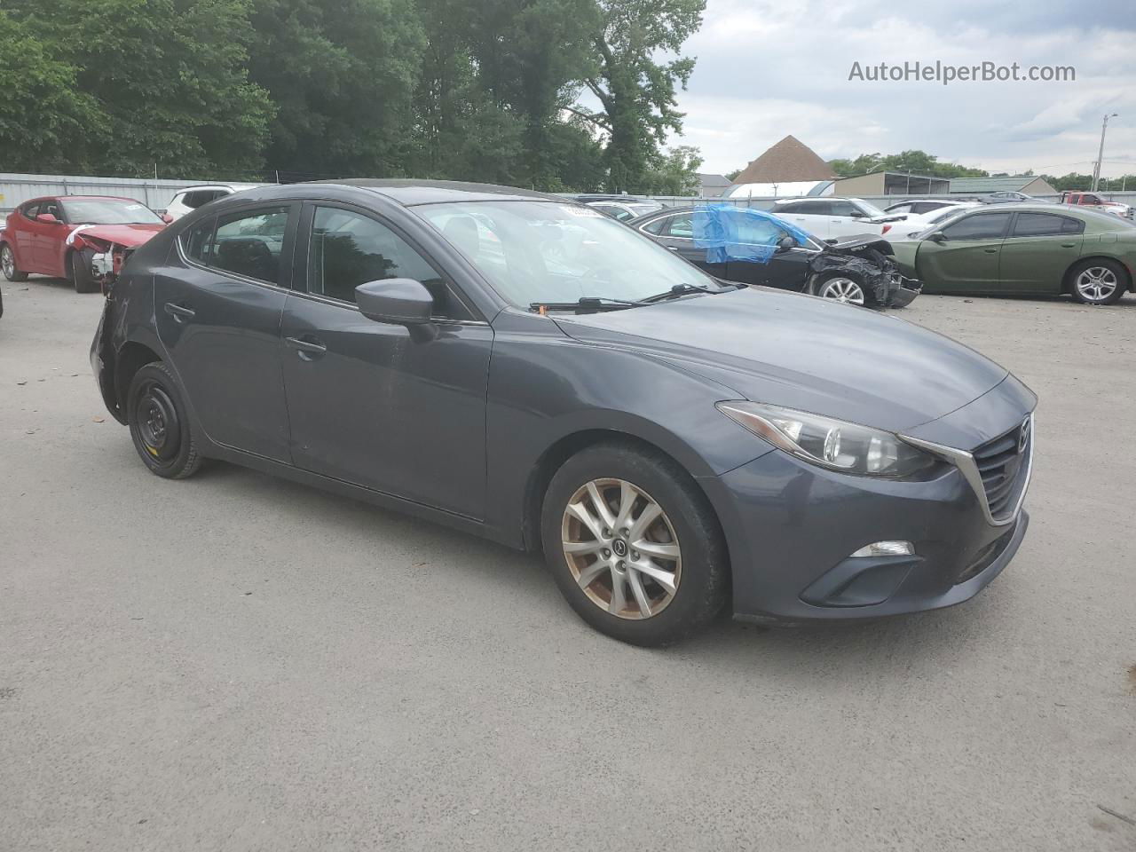 2016 Mazda 3 Sport Серый vin: JM1BM1U76G1283910