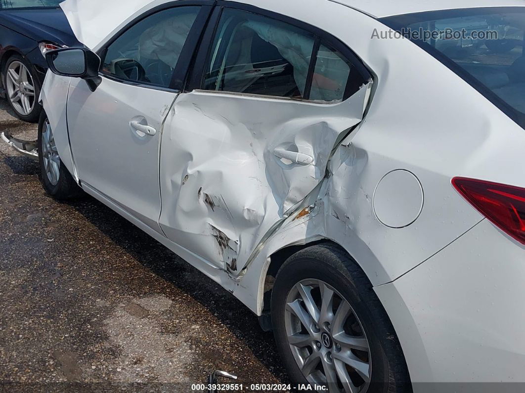 2016 Mazda Mazda3 I Sport White vin: JM1BM1U76G1327906