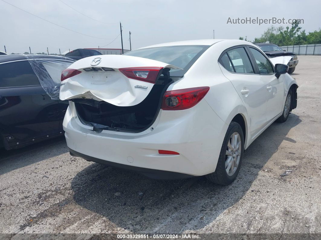 2016 Mazda Mazda3 I Sport White vin: JM1BM1U76G1327906