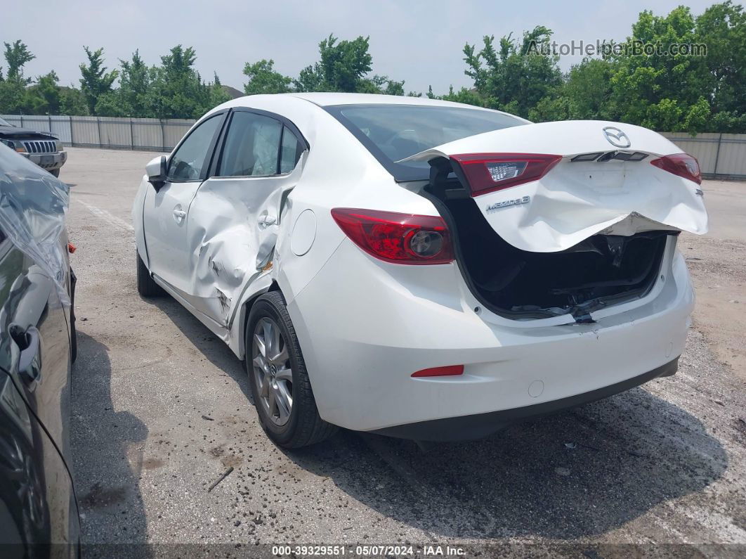 2016 Mazda Mazda3 I Sport White vin: JM1BM1U76G1327906