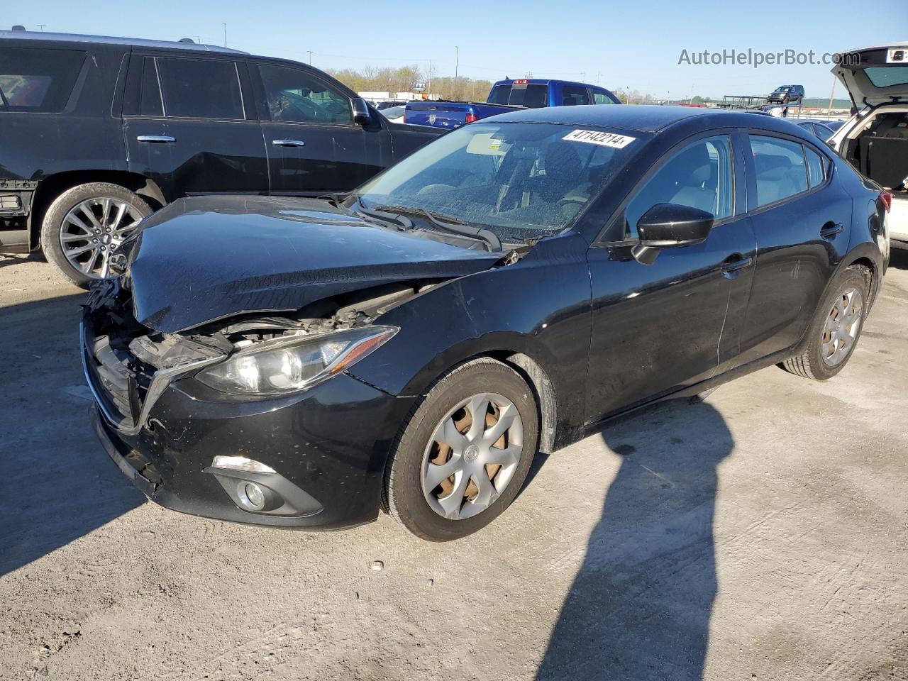 2014 Mazda 3 Sport Blue vin: JM1BM1U77E1159819