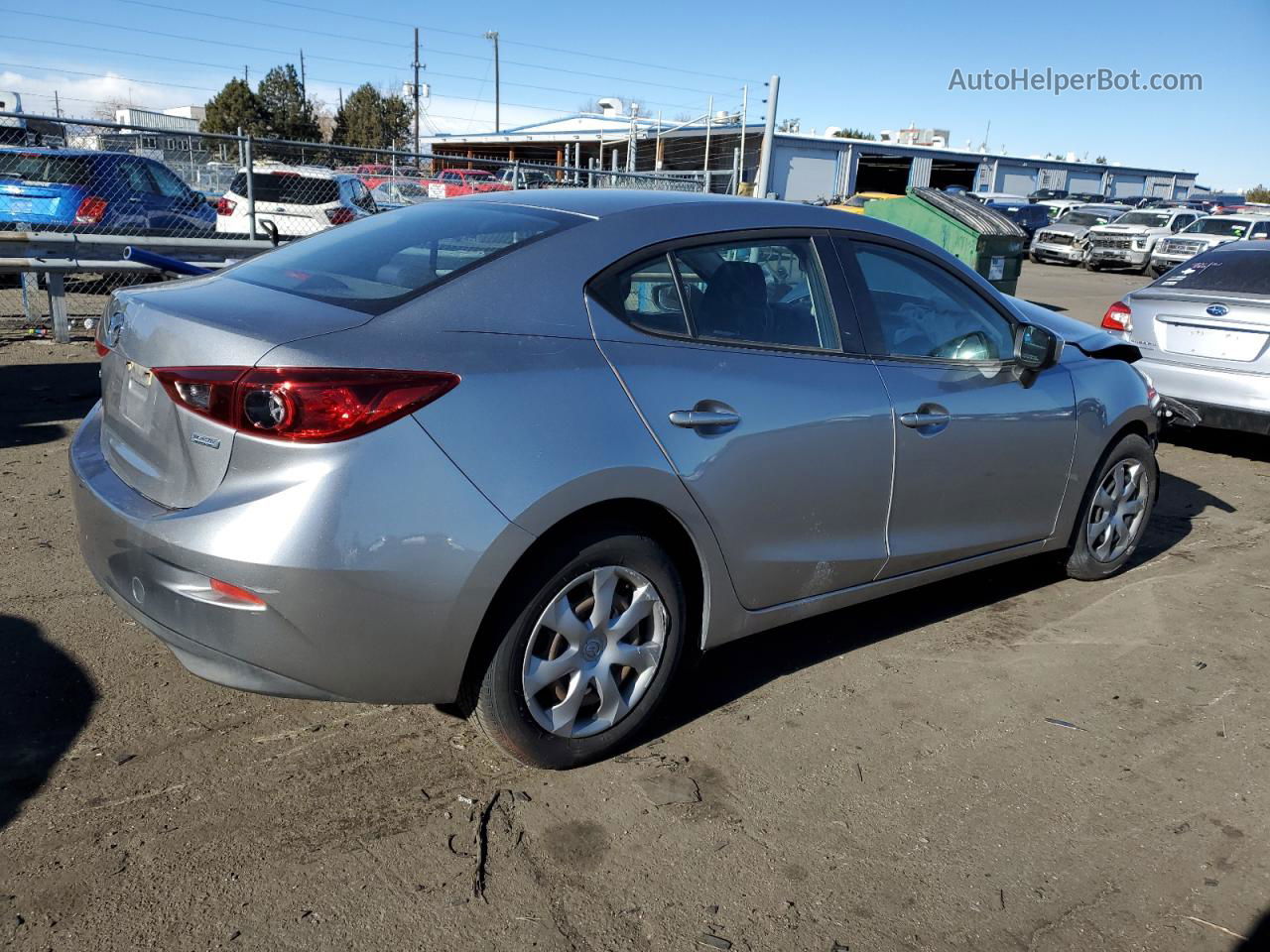 2014 Mazda 3 Sport Silver vin: JM1BM1U77E1183652