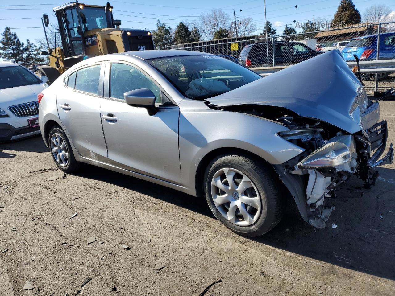 2014 Mazda 3 Sport Silver vin: JM1BM1U77E1183652