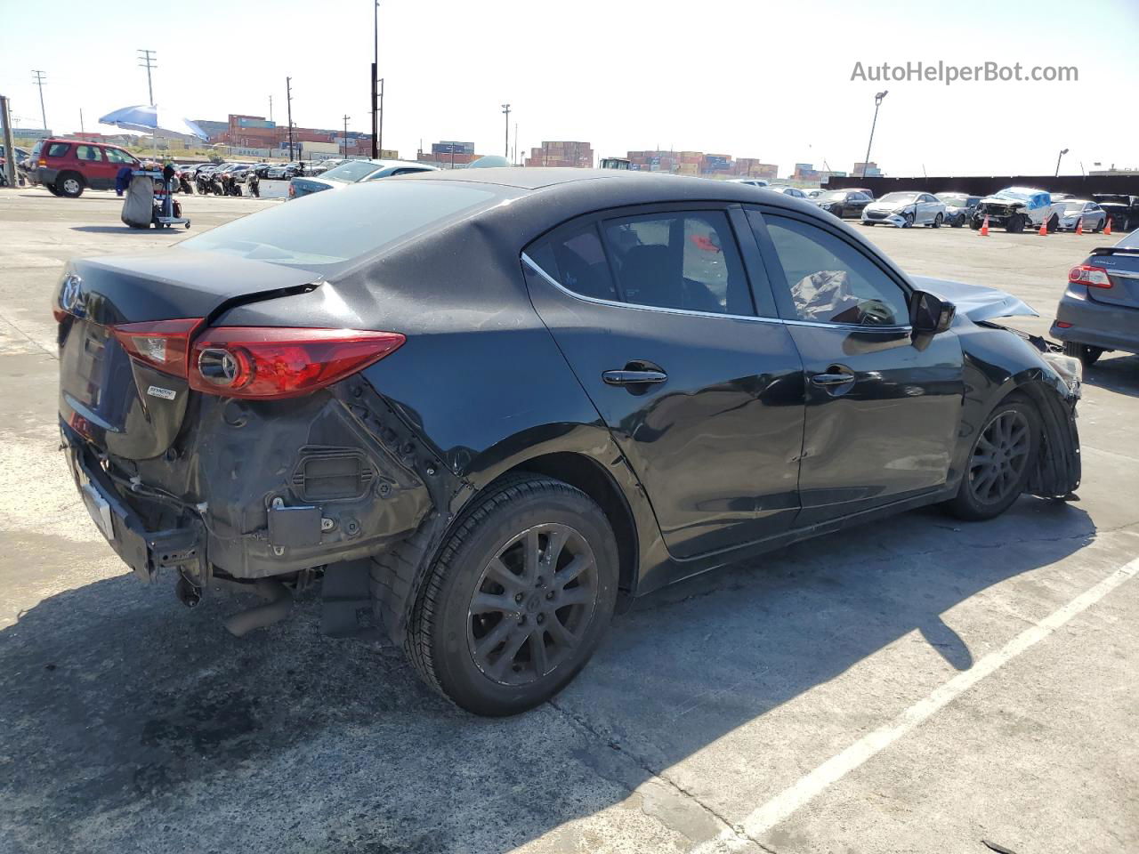 2016 Mazda 3 Sport Черный vin: JM1BM1U77G1300892