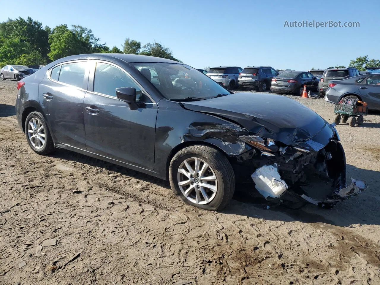 2016 Mazda 3 Sport Black vin: JM1BM1U77G1303016