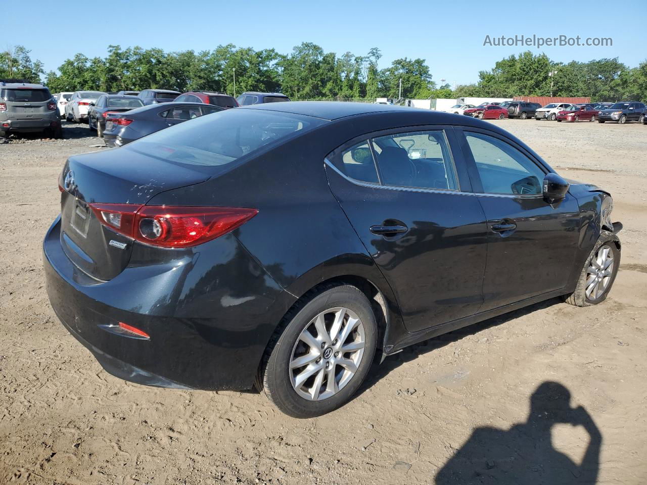 2016 Mazda 3 Sport Black vin: JM1BM1U77G1303016