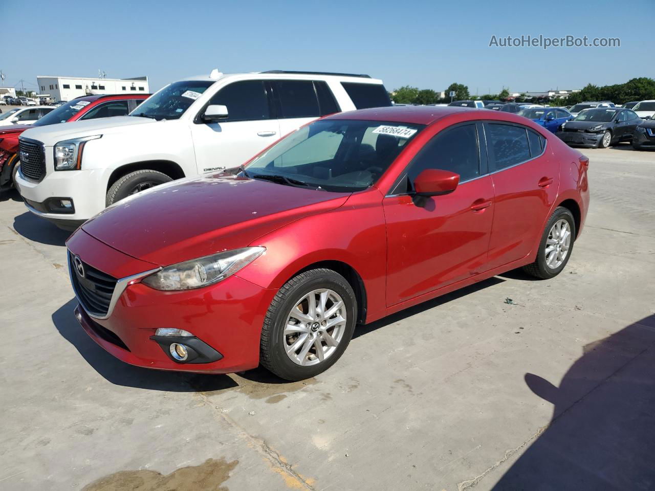 2016 Mazda 3 Sport Red vin: JM1BM1U77G1321080