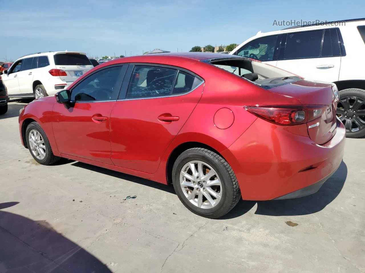 2016 Mazda 3 Sport Red vin: JM1BM1U77G1321080