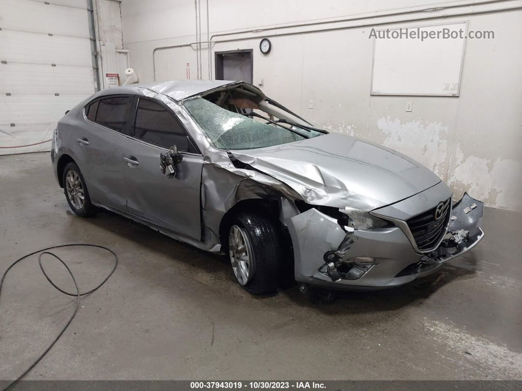 2016 Mazda Mazda3 I Sport Silver vin: JM1BM1U77G1337411