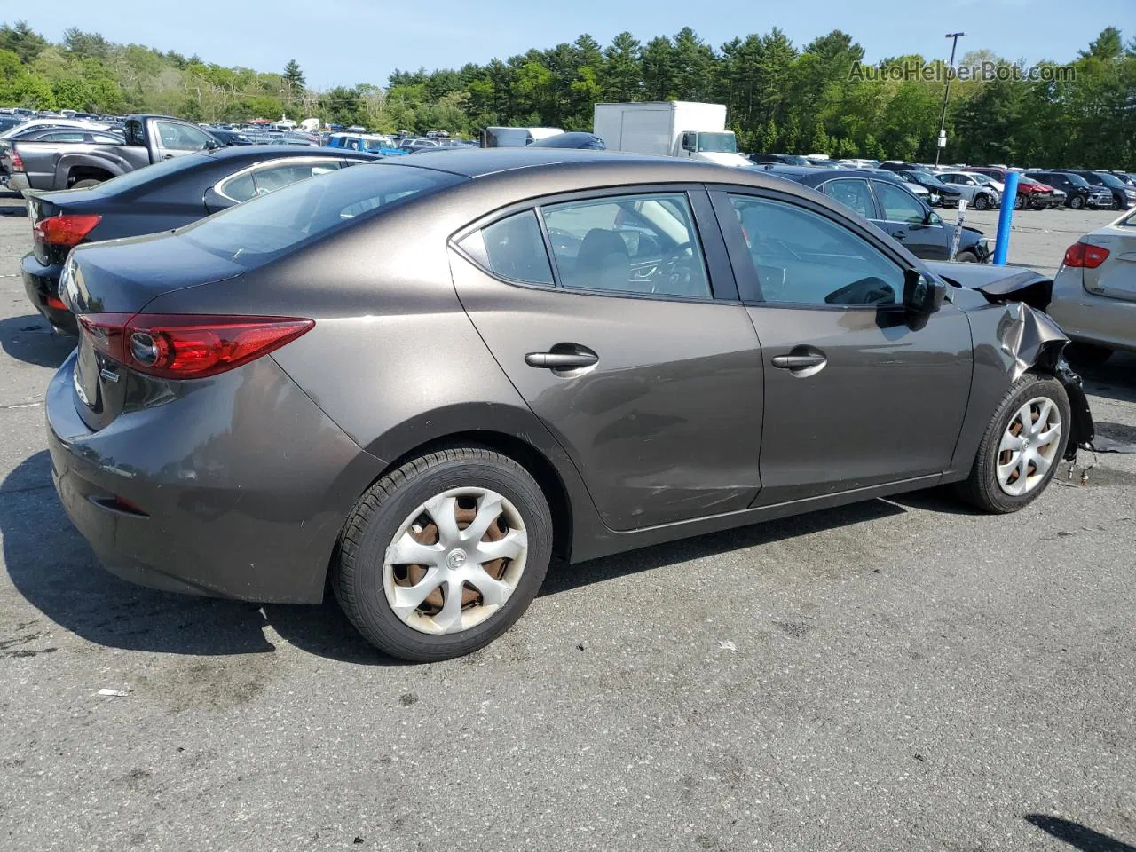 2014 Mazda 3 Sport Brown vin: JM1BM1U78E1122925