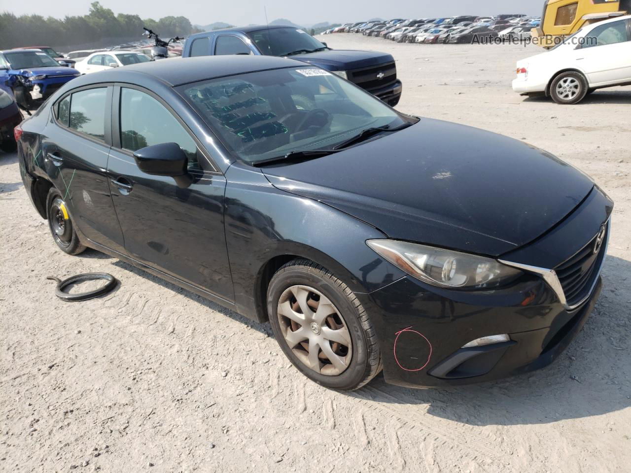 2014 Mazda 3 Sport Черный vin: JM1BM1U78E1148991