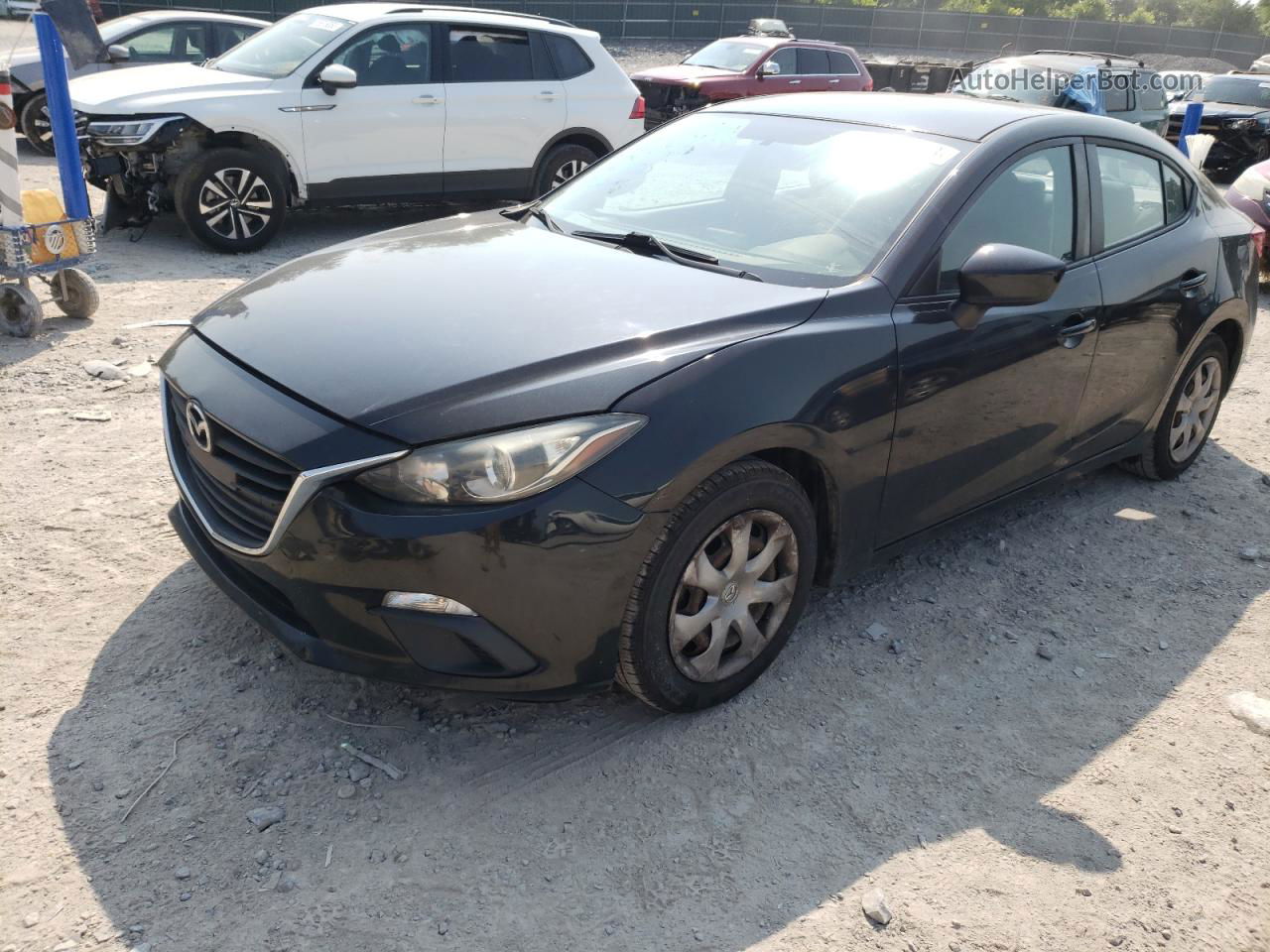 2014 Mazda 3 Sport Черный vin: JM1BM1U78E1148991