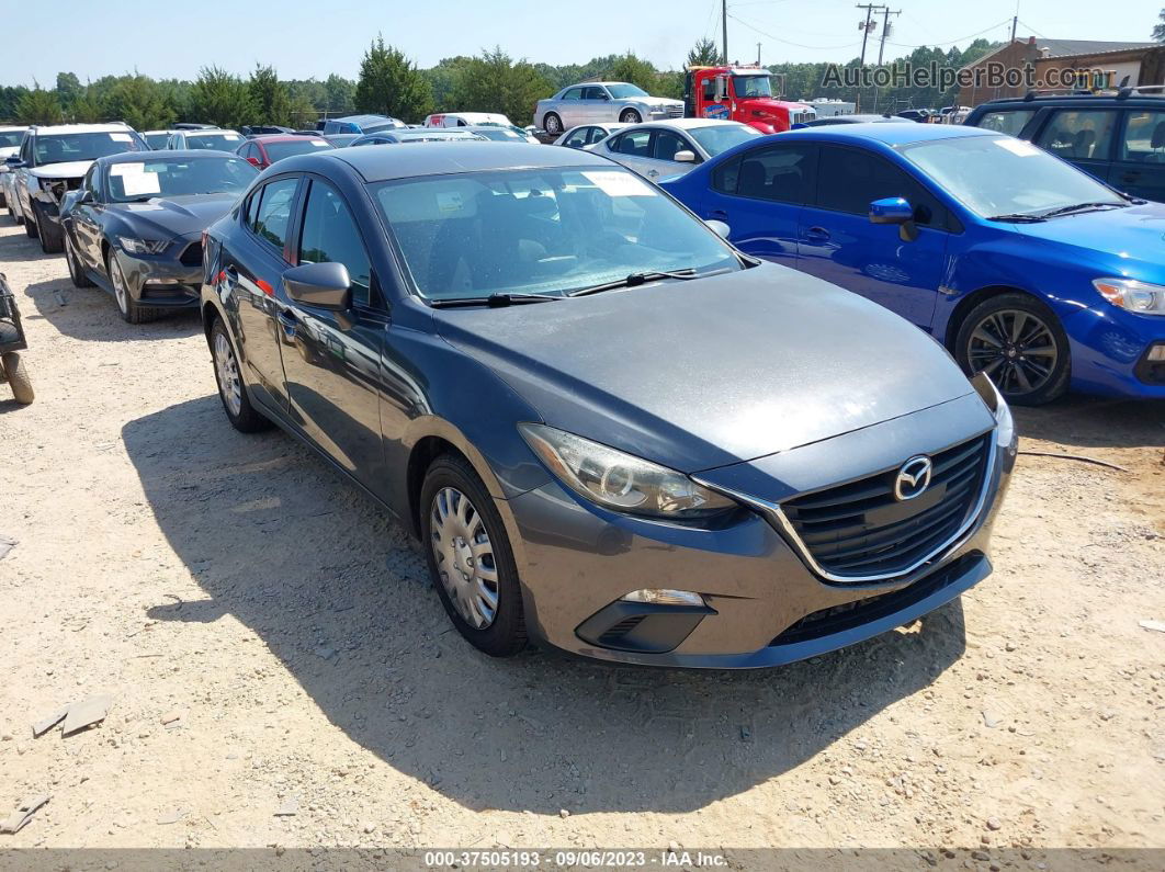 2015 Mazda Mazda3 I Sport Gray vin: JM1BM1U78F1257016