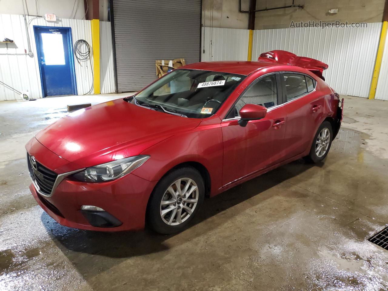 2016 Mazda 3 Sport Красный vin: JM1BM1U78G1313683