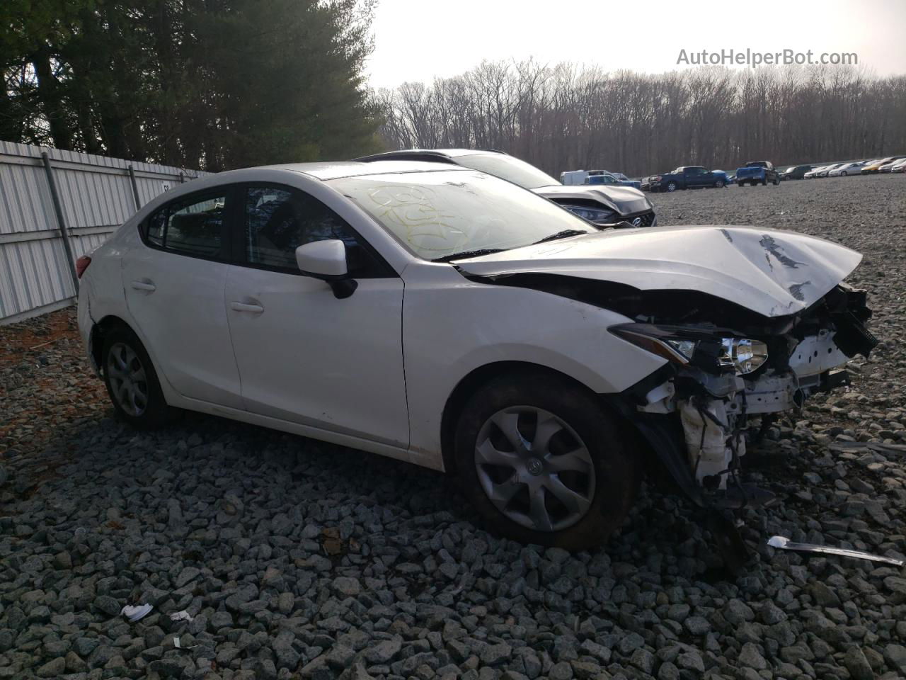 2014 Mazda 3 Sport White vin: JM1BM1U79E1121699