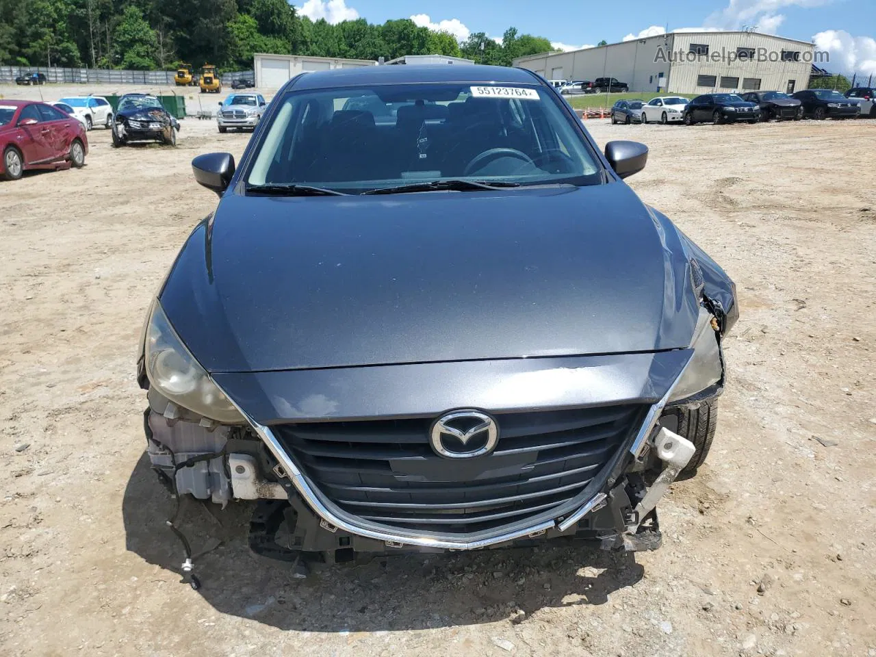 2014 Mazda 3 Sport Gray vin: JM1BM1U79E1161636