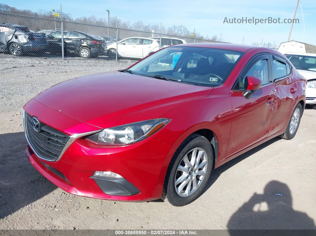 2016 Mazda Mazda3 I Sport Красный vin: JM1BM1U79G1277969