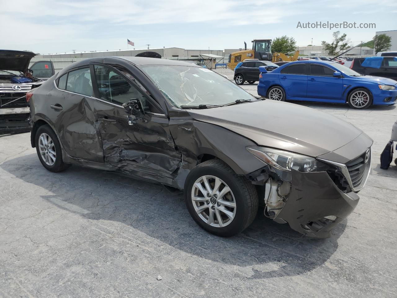 2016 Mazda 3 Sport Brown vin: JM1BM1U79G1308718