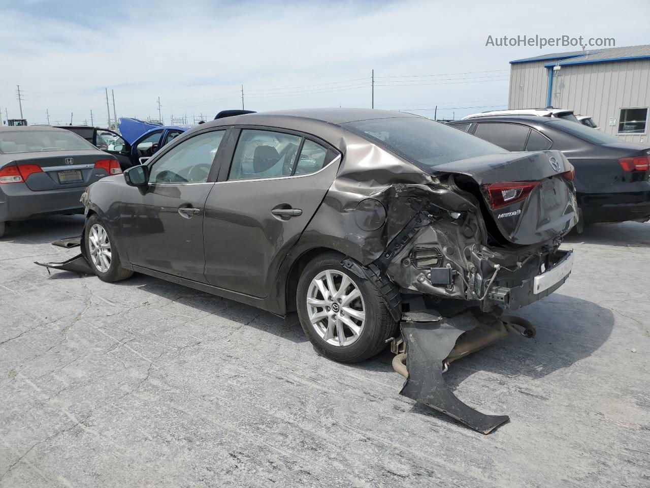 2016 Mazda 3 Sport Brown vin: JM1BM1U79G1308718