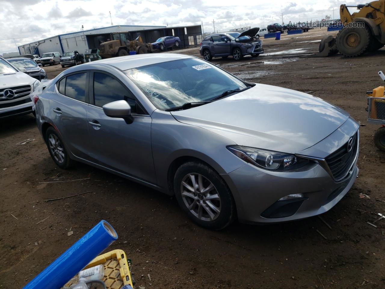 2016 Mazda 3 Sport Gray vin: JM1BM1U79G1321761