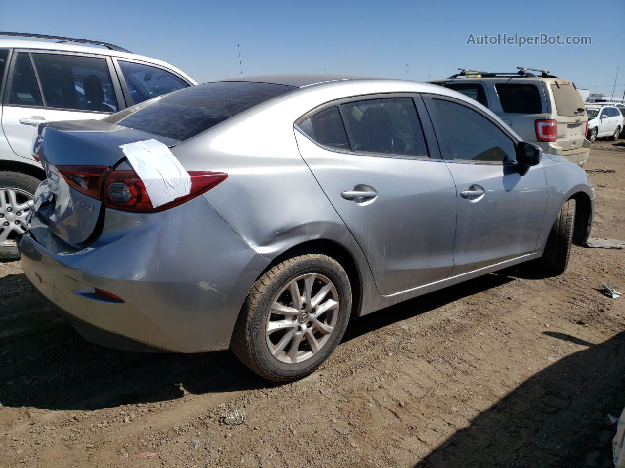 2016 Mazda 3 Sport Gray vin: JM1BM1U79G1321761