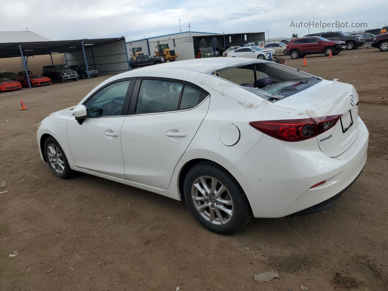 2016 Mazda 3 Sport Белый vin: JM1BM1U79G1331979