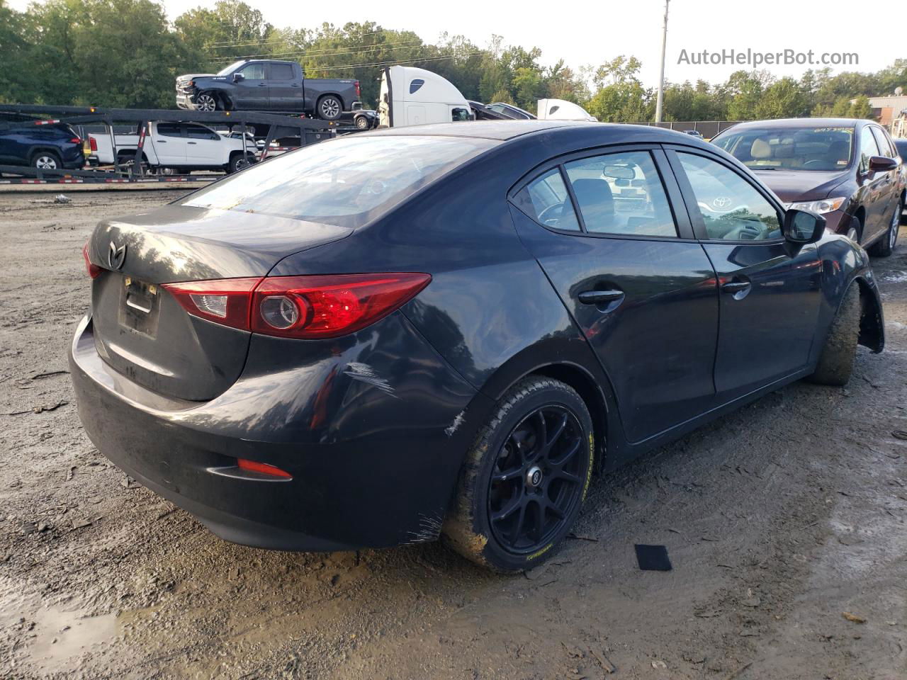 2014 Mazda 3 Sport Black vin: JM1BM1U7XE1121310