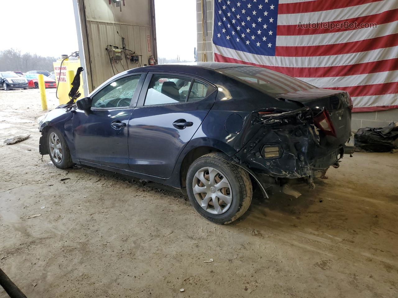 2014 Mazda 3 Sport Blue vin: JM1BM1U7XE1182530