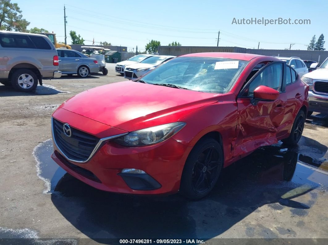 2014 Mazda Mazda3 I Sport Красный vin: JM1BM1U7XE1210844