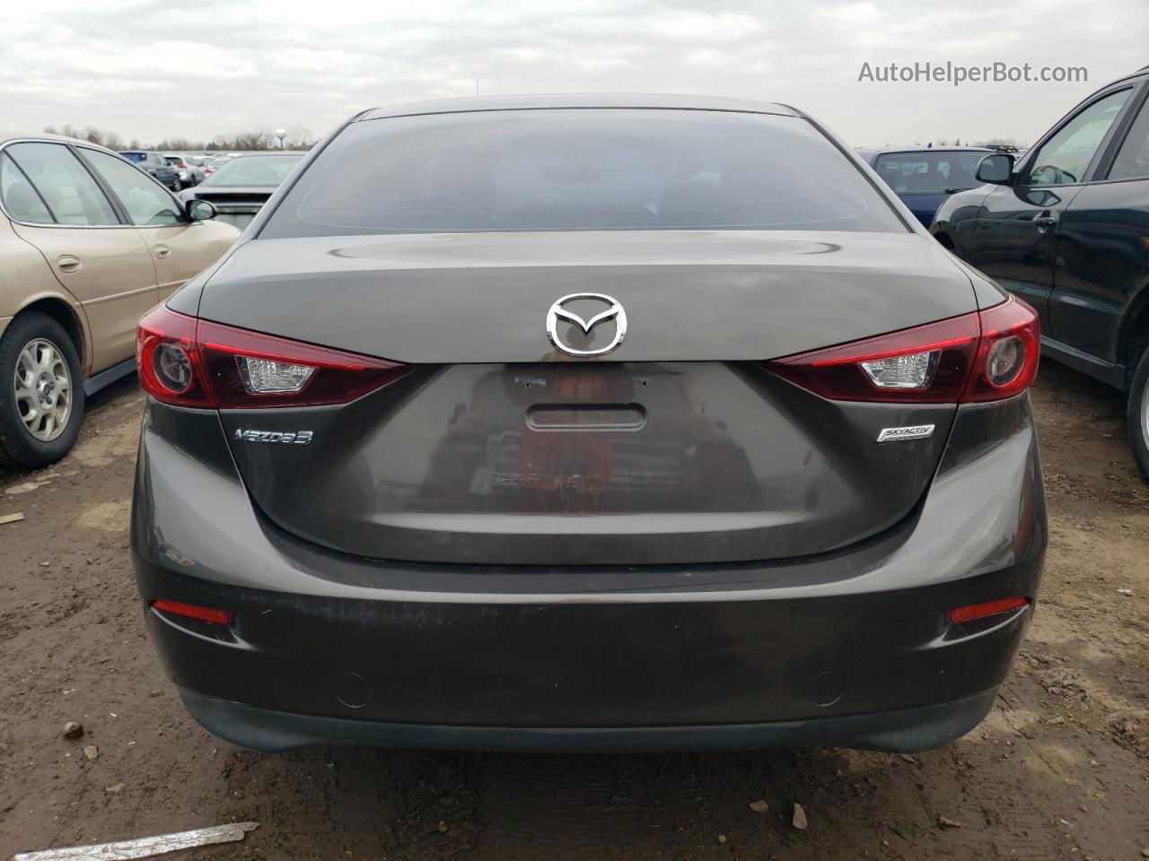 2014 Mazda 3 Sport Серый vin: JM1BM1U7XE1216319