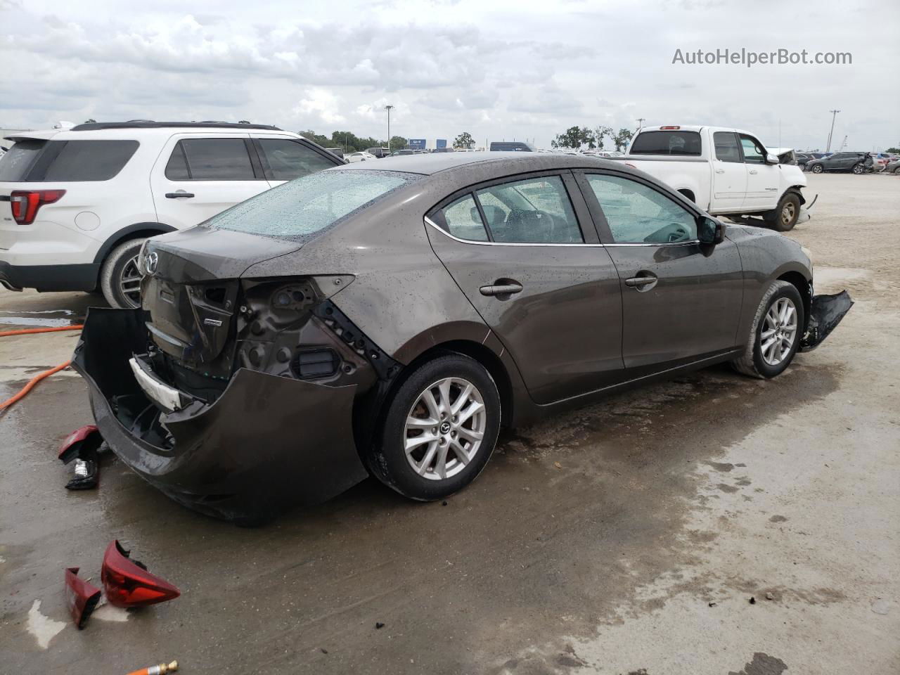 2016 Mazda 3 Sport Серый vin: JM1BM1U7XG1309277