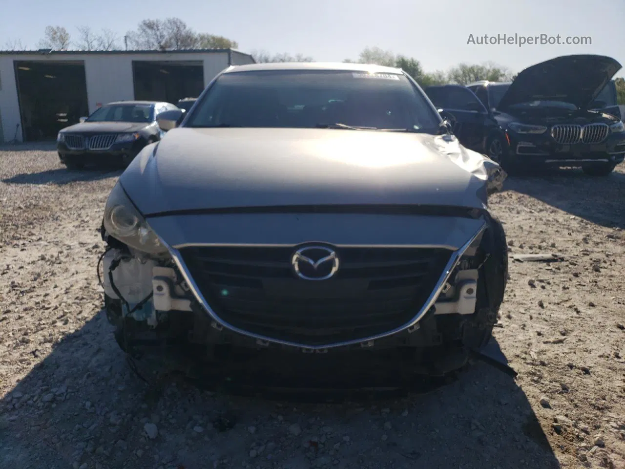 2016 Mazda 3 Sport Silver vin: JM1BM1U7XG1310624