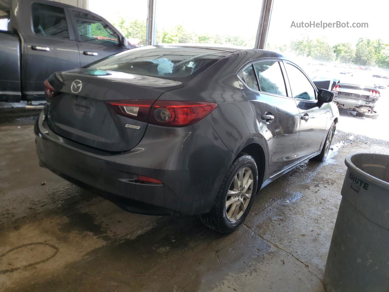 2016 Mazda 3 Sport Gray vin: JM1BM1U7XG1327214