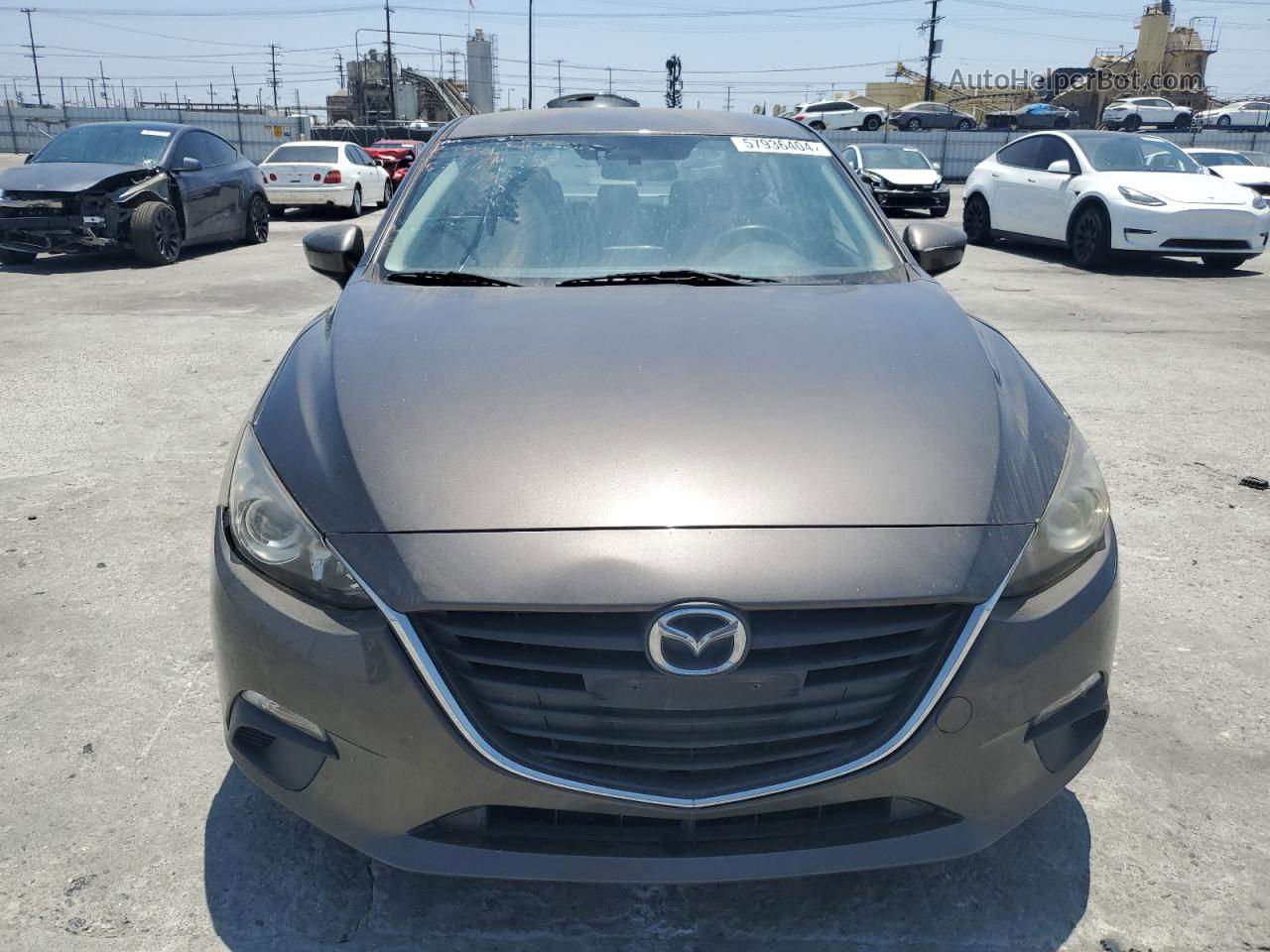 2016 Mazda 3 Sport Gray vin: JM1BM1U7XG1329884