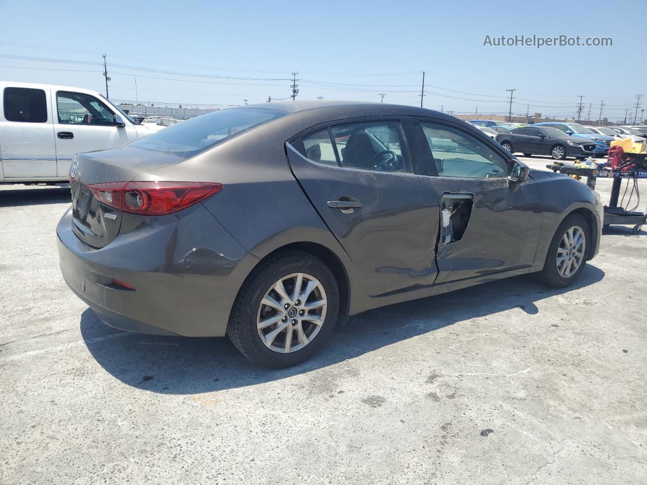 2016 Mazda 3 Sport Gray vin: JM1BM1U7XG1329884