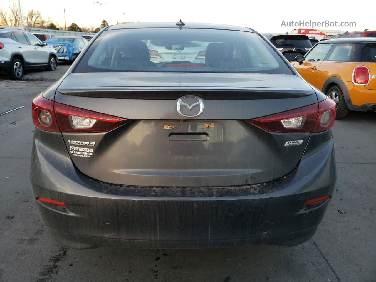 2014 Mazda 3 Touring Gray vin: JM1BM1V30E1166543