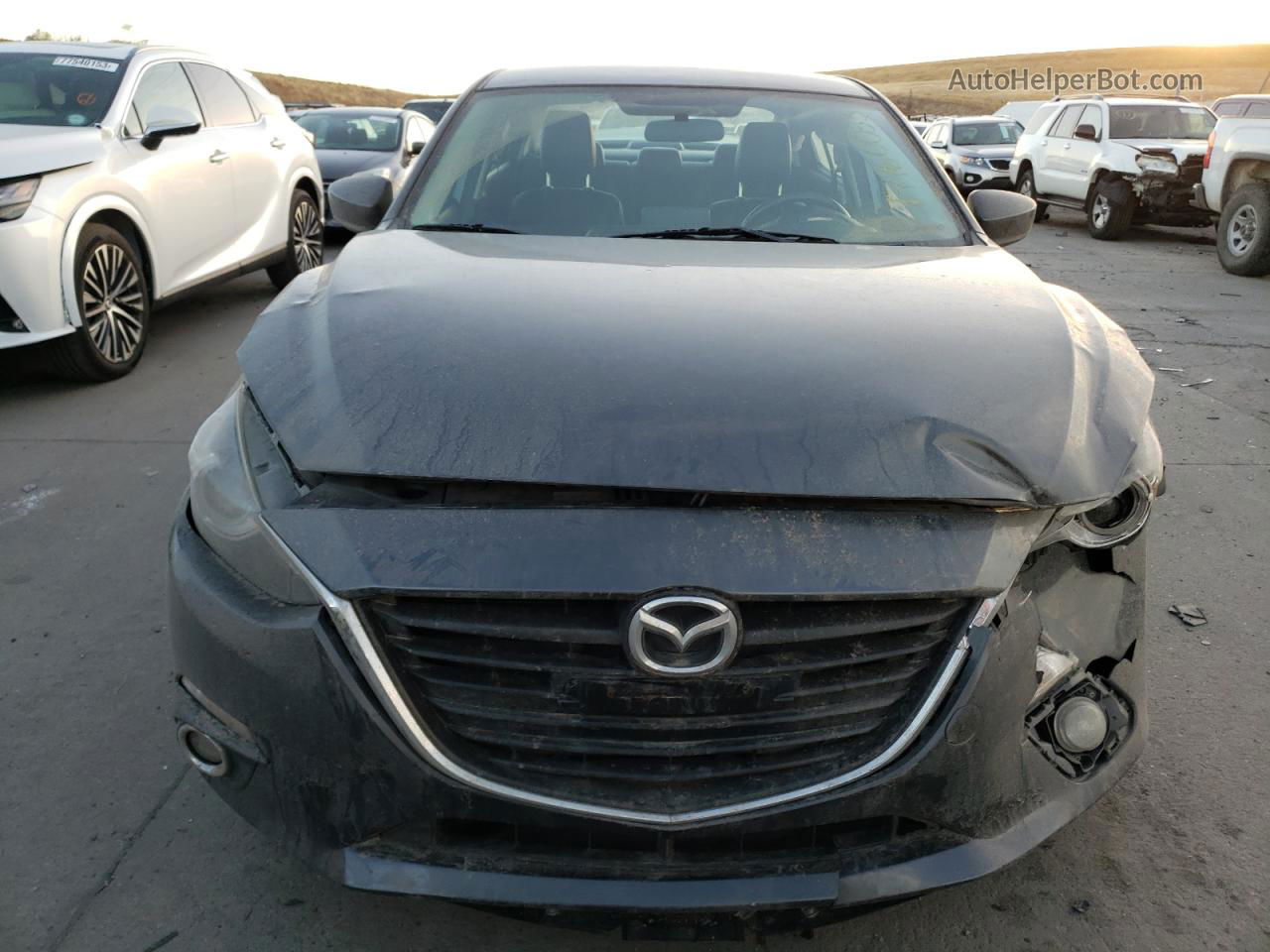 2014 Mazda 3 Touring Gray vin: JM1BM1V30E1166543