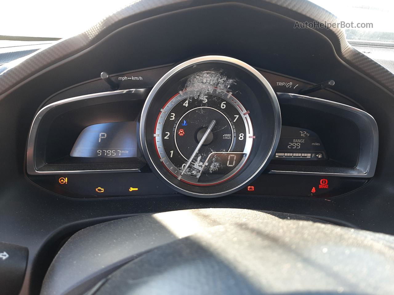 2014 Mazda 3 Touring Синий vin: JM1BM1V31E1112510