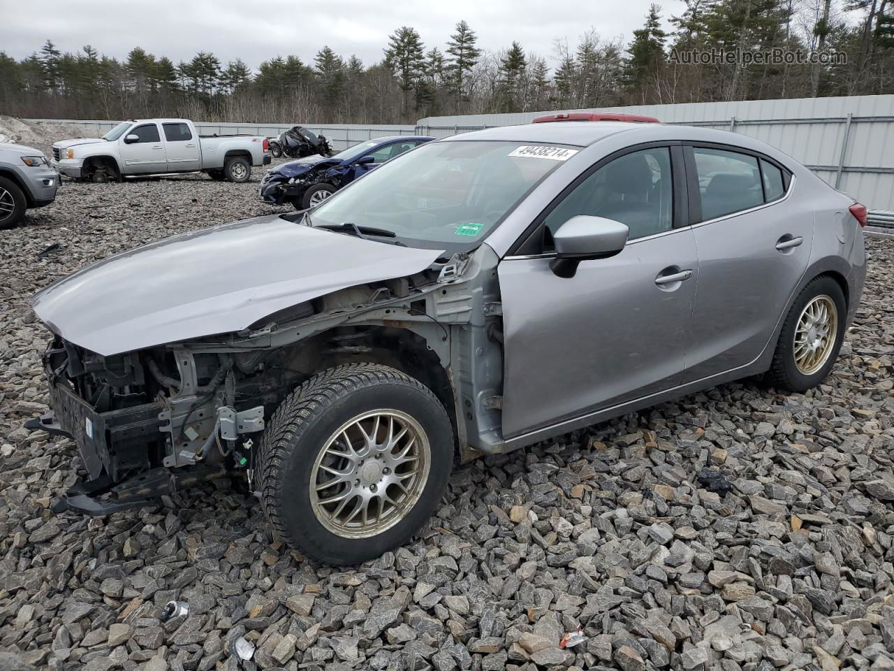 2014 Mazda 3 Touring Gray vin: JM1BM1V32E1106442