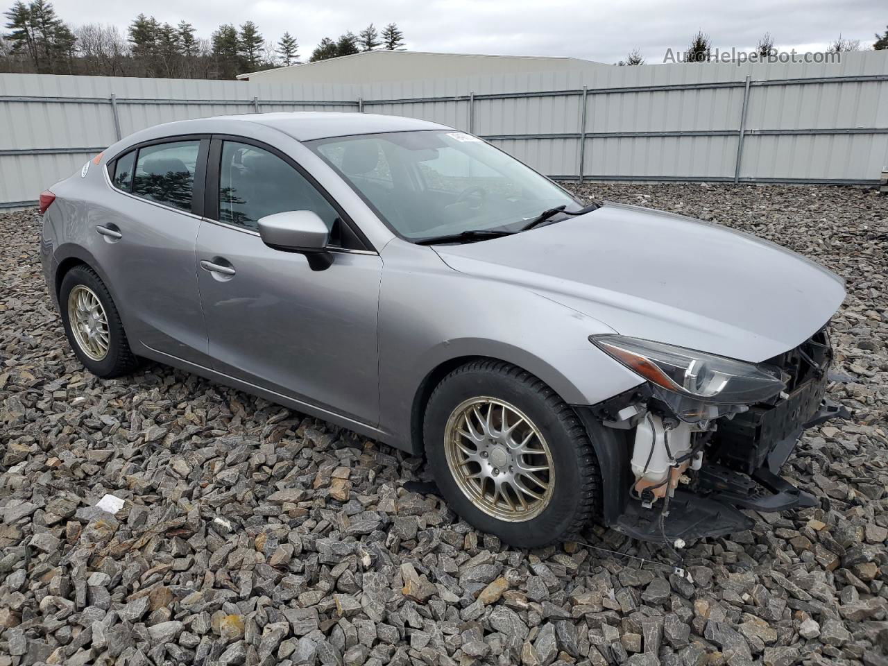 2014 Mazda 3 Touring Gray vin: JM1BM1V32E1106442