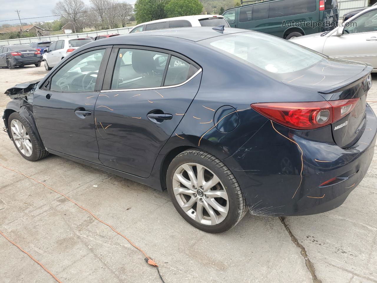 2015 Mazda 3 Touring Синий vin: JM1BM1V33F1236666