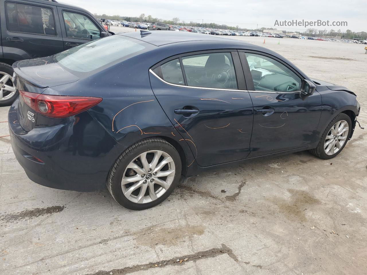 2015 Mazda 3 Touring Синий vin: JM1BM1V33F1236666